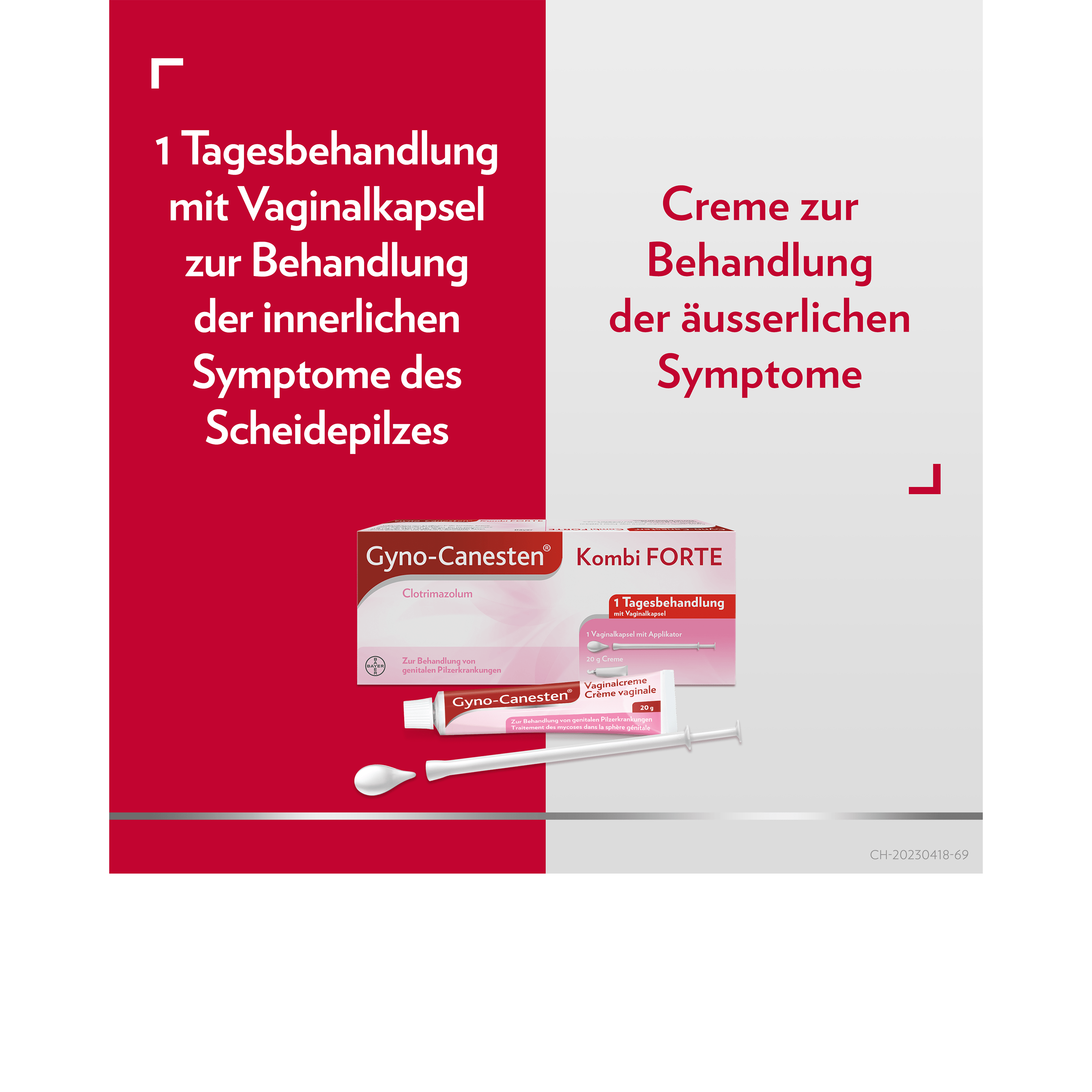 Gyno-Canesten® Kombi FORTE